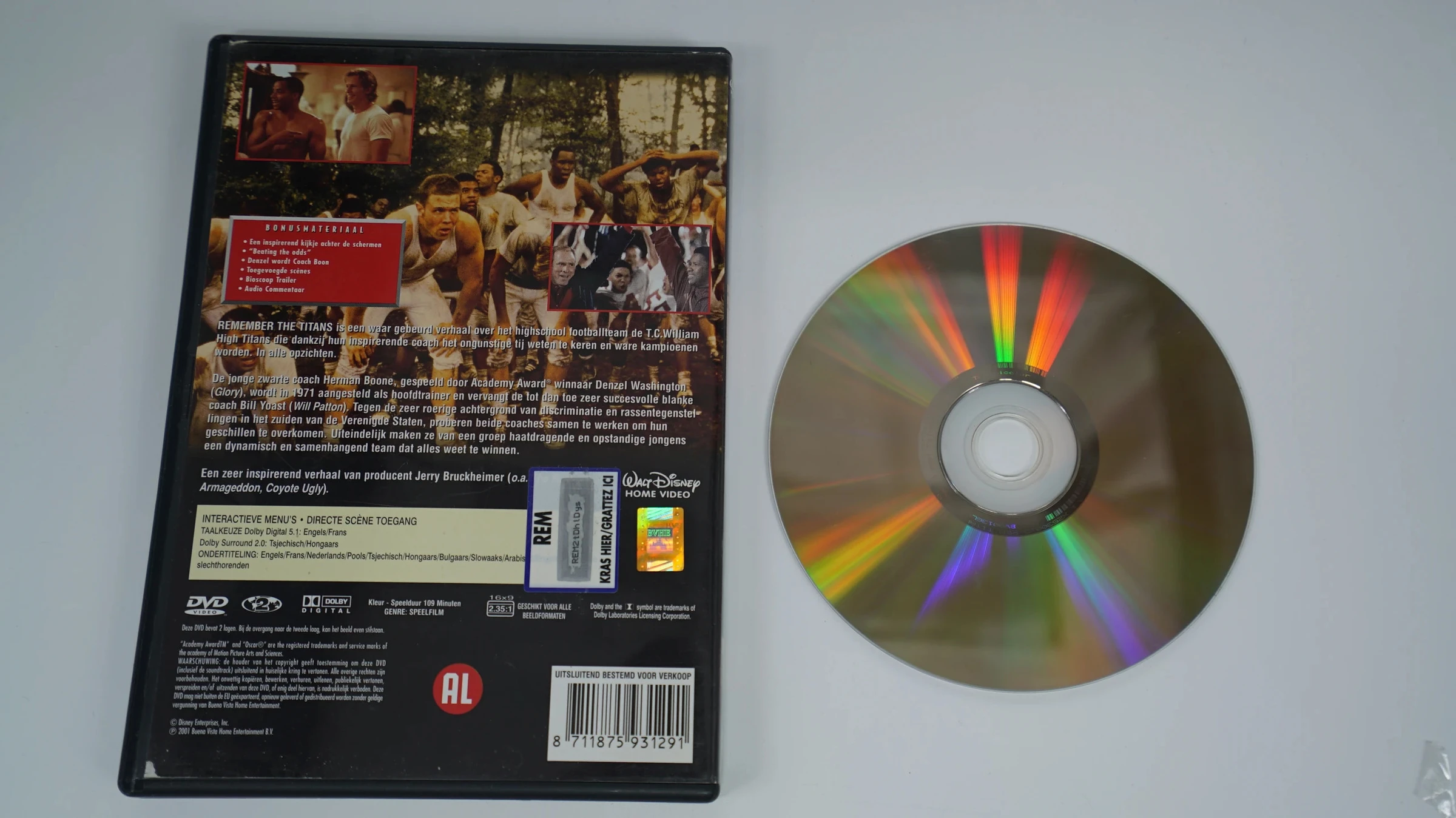 Remember the Titans (DVD, Region 2 PAL) – photo 2